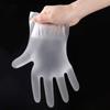 100Pcs Disposable Gloves Food Grade Catering Barbecue Thickened Oil-proof Hairdressing Cleaning Gloves TPE Material for Kitchen