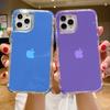 Shockproof Transparent Phone Case For Iphone 14pro Max 13 12 11pro Max Xr X Xs Max 14 Plus Soft Silicone Bumper Armor Back Cover