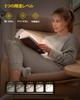 Книжный светильник Glocusent, Портативный, Перезаряжаемый светодиодный светильник-клипса для чтения в постели, Изготовлен из АБС-пластика и поликарбоната, с 3 цветовыми температурами