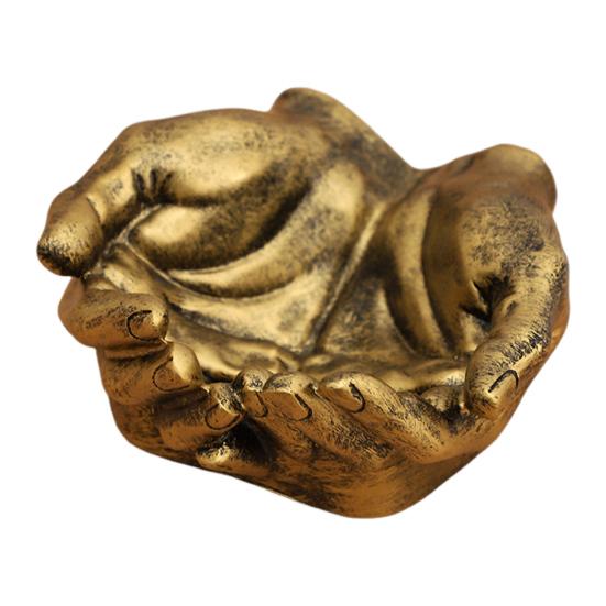 Чаша для хранения рук в форме ладони, украшение из прочной смолы для домашнего офиса, многофункциональная коробка для хранения часов, ювелирных изделий, ключей, безделушек, держатель, органайзер