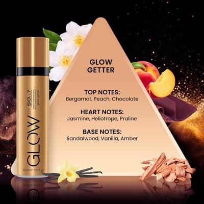 Glow By So - Интенсивный мерцающий спрей - Получатель сияния -