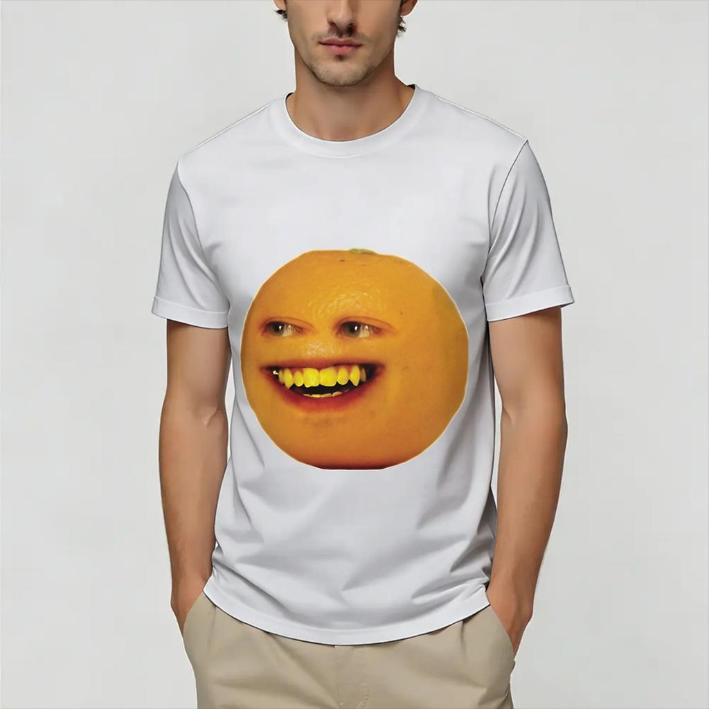 Funny Annoying Oranges Tshirt Beach Hippie Tshirts Unisexs Pure Cotton Oneck 4xl 5xl 6xl Clothing Short Sleeve Streetwear Tops