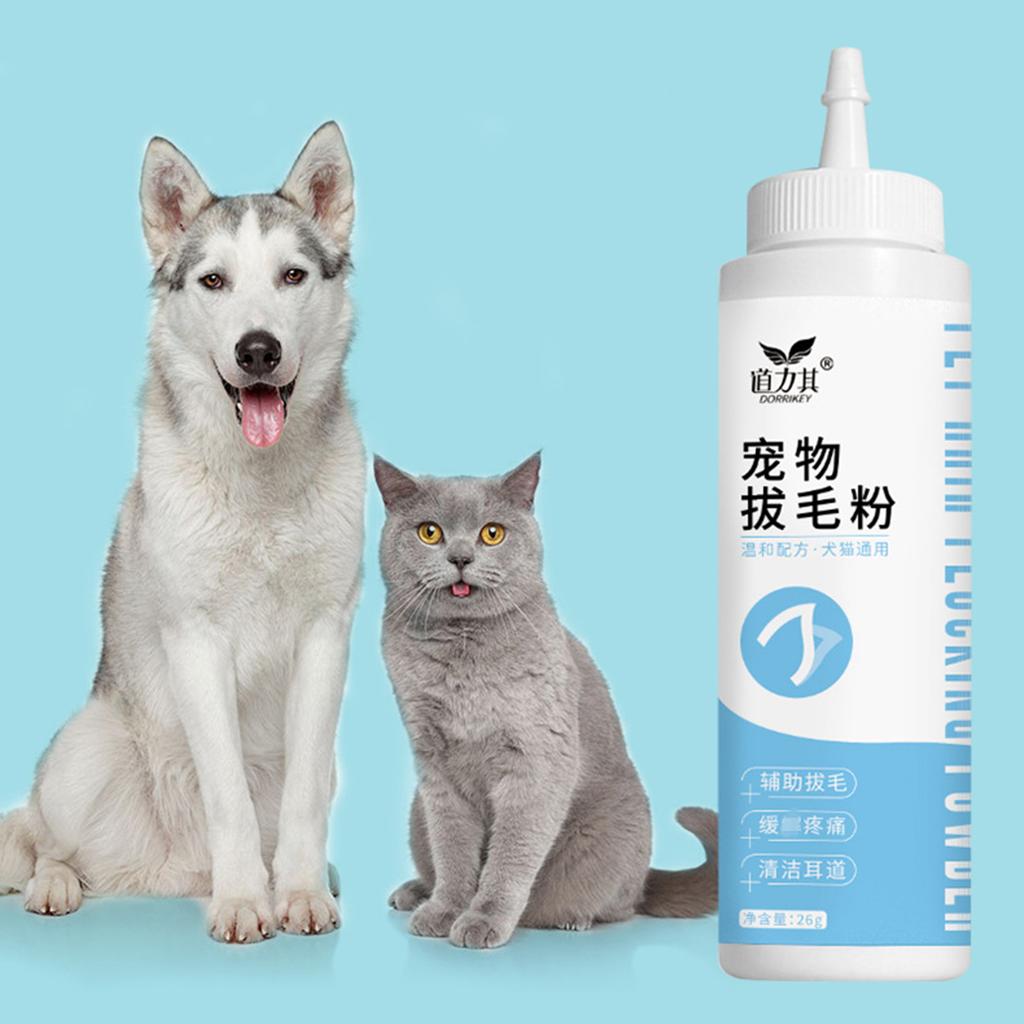 26g Pet Ear Hair Removal Powder Maintain Good Ear Hygienes for Your Pet with This Casual Powder for Removing Ear Hair