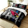 Arizona Cardinals 3pc Duvet Cover Set Simple Modern Bedding Set Wrinkle Resistant Soft Fabric All Season Use a Perfect Gift
