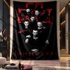 Настенный Гобелен, Тканевый Фон с Принтом Rammstein для Комнаты в Общежитии, Вечеринки