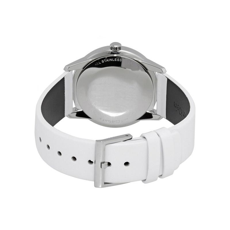 CALVIN KLEIN watch quartz movement leather strap 38mm white dial women's watch 30 meters waterproof K7Q211L6