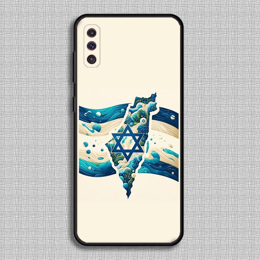 Israel Phone Case For Samsung S23,23,22,30,21,10,9,Note20 Ultra,Lite,Ultra,5G,Plus,FE,Black Soft Case