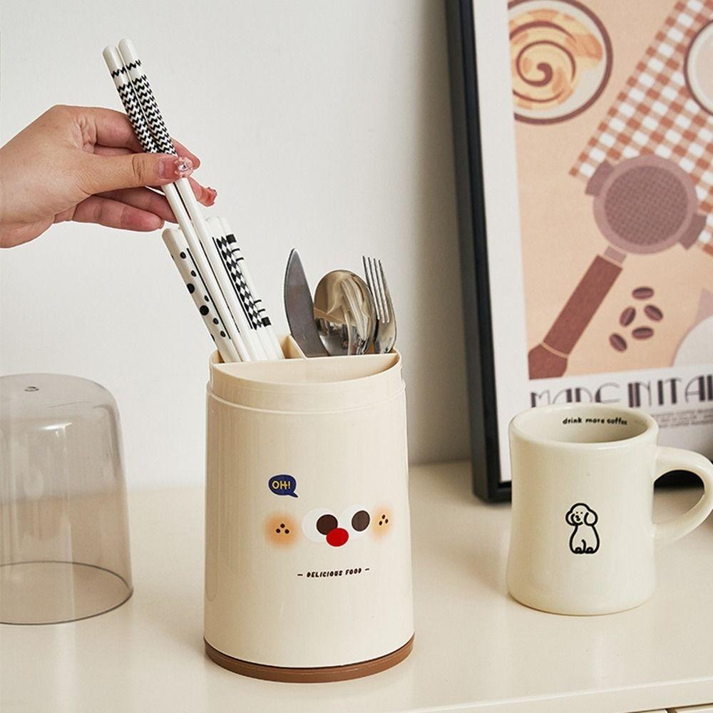 Прозрачный ящик для хранения палочек для еды Съемная клетка для палочек для еды Держатель для кухонных принадлежностей Настольная