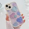 Чехол для телефона с масляной живописью и сердечком для iPhone 15 Pro, чехол для iPhone 13 11 12 14 Pro Max XR XS 7 8 Plus SE 2020, мягкий силиконовый чехол
