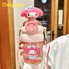 Многоразовая бутылка для воды Sanrio Melody из Tritan с герметичной крышкой для детей и взрослых