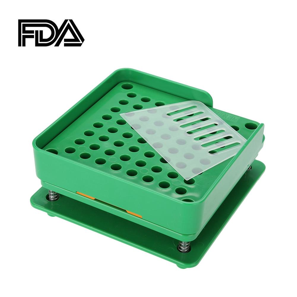 64 Holes Empty Capsule Filler Powder Spreader Plates Capsules Filling Tool 0# Chinese Edition