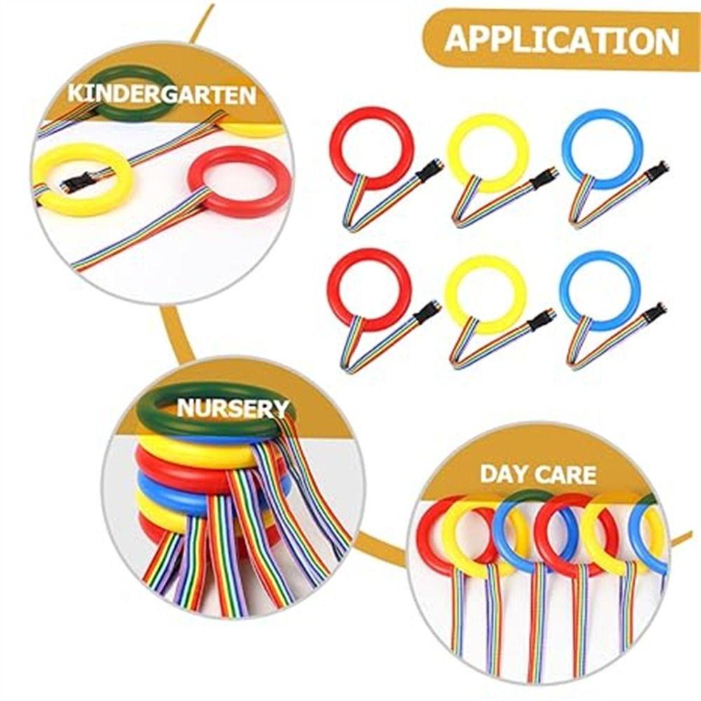 Анти-потерянный детский пояс, кольца, красочная детская тяговая веревка, портативная прогулочная веревка, детские учителя