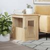 Wooden Style Dog Crate in Sonoma Oak Finish 45 x 62 x 59 cm Engineered Wood