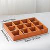 Wood Drawer Organizer with 12 Sections Makeup Display Tray Accessory Rectangular 13.2x9.4x1.8inch Multifunctional