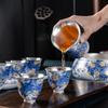 Chaxun Gilded Silver Ceramic Tea Set