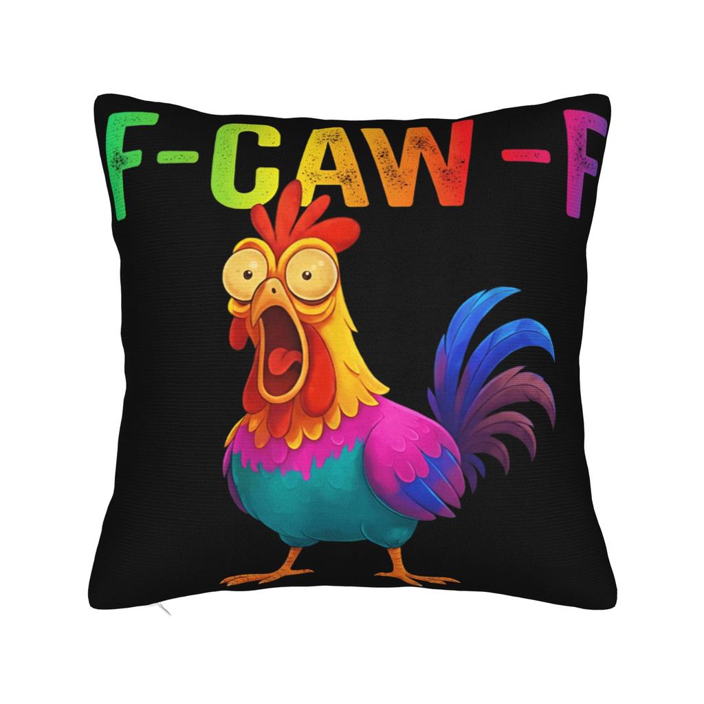 Chicken F-CAW-F  Pillowcases  Vintage Pillow Case For Sofa Car Home Decor Comfy Pillow Cover