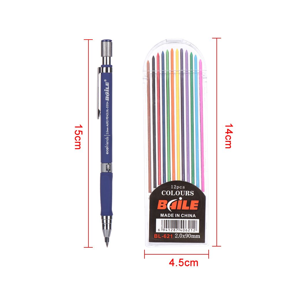 Office School Supplies Smooth Automatic Drawing Refill Activity Pencils Mechanical Pencil Lead