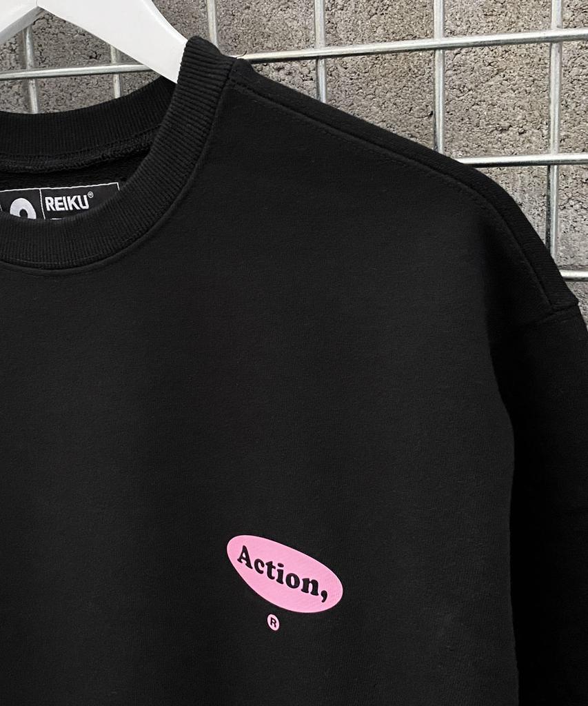 REIKU Rk Action Mtm Black Sweatshirt