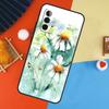Акварельная обложка с ромашками для Samsung Galaxy A15 A25 A35 A55 A52 A32 A12 A14 A34 A54 A51 A71 A53 A33 A13 Чехол