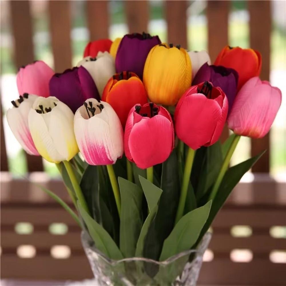 Floral Arrangement Simulation Flowers 9 Heads Flower Bouquet Fake Flower Home Decoration