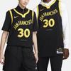 Nike Стивен Карри Нет. 30 Джерси Golden State Warriors City Edition, мужские топы 2023–24 гг., черный желтый DX8759-010