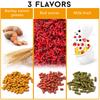 MNFT 1 Bottle About 300 Pcs Smell Grass Carp Baits 3 Flavors Coarse Fishing Baits Fishing Lures Artificial Baits & Rubber Bands