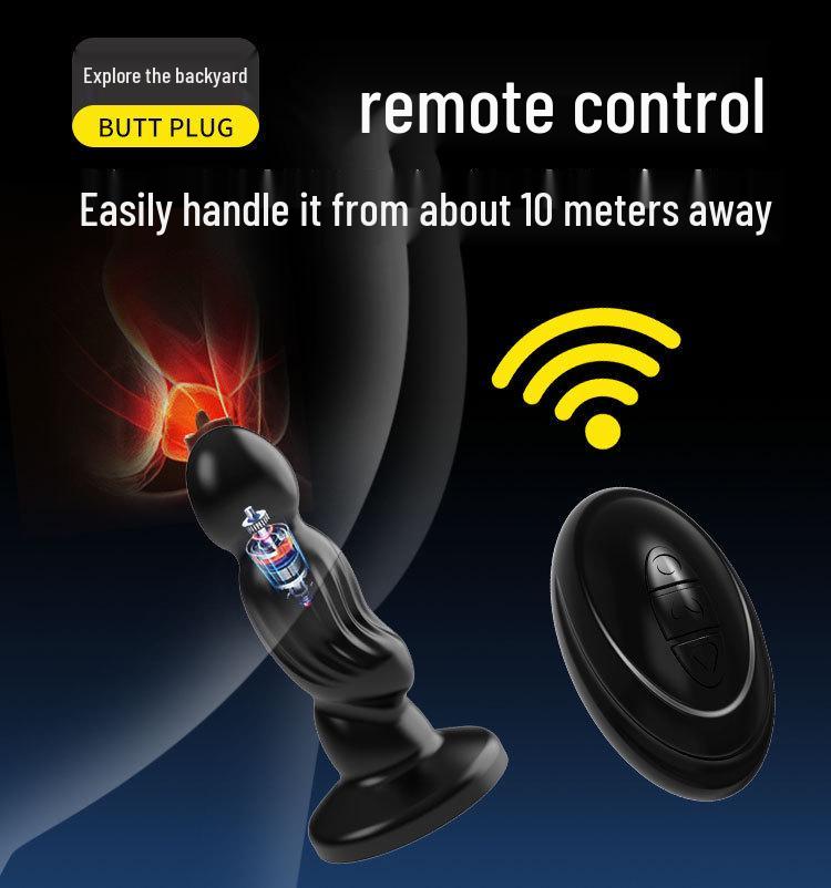 Вибрирующий унисекс анальный стимулятор для стимуляции простаты