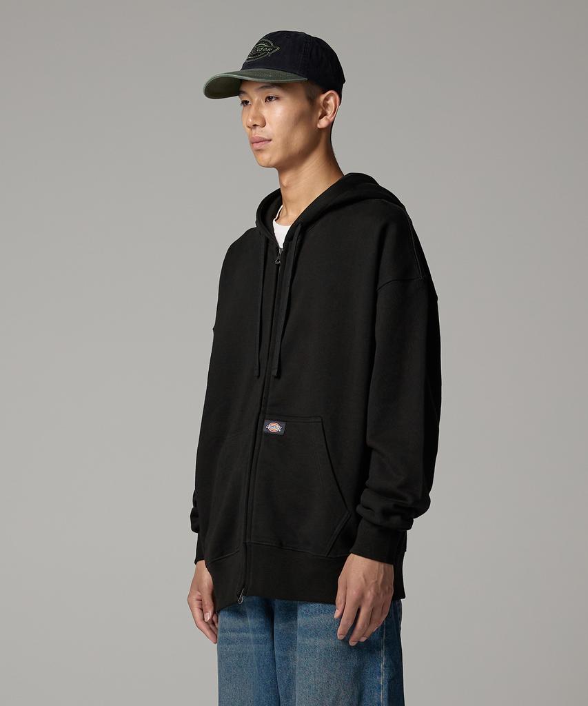 Dickies Базовая толстовка с молнией и логотипом Черная
