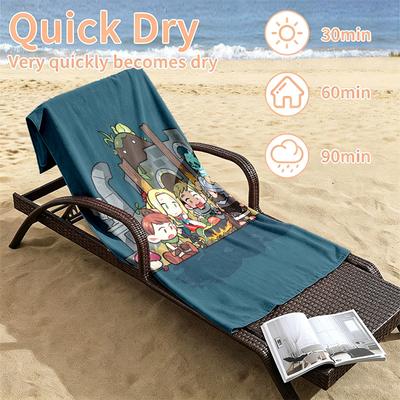 Delicious In Dungeon Beach Towels Also Serve As Bath Towels Summer Essential a Musthave for the Outdoors the Beach and the Pool