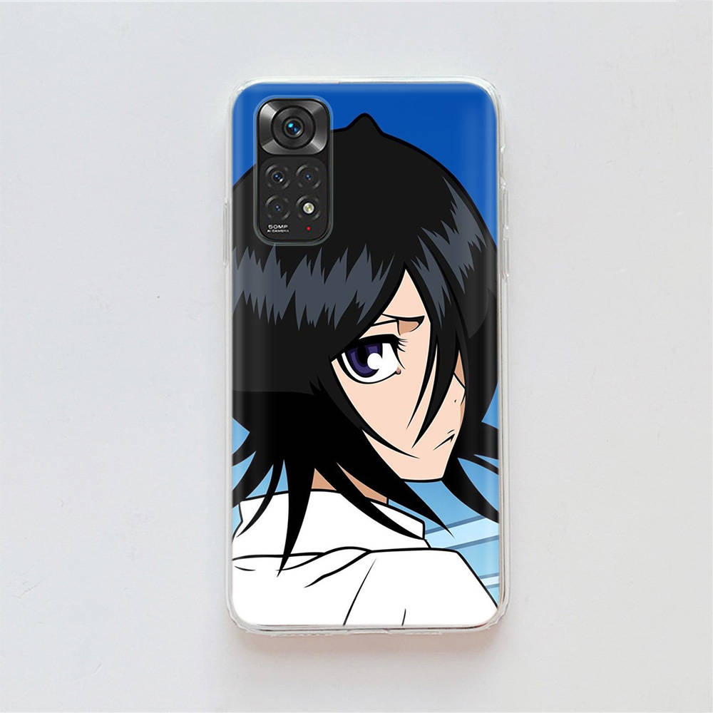Чехол DT31 Bleach Anime для Samsung A04 A14 A23 A34 A54 M23 M33 M52 M53 Realme 10 9 C30S C35 C55 VIVO Y02S Y21 Y33S Y51 X80 Pro Прозрачный чехол