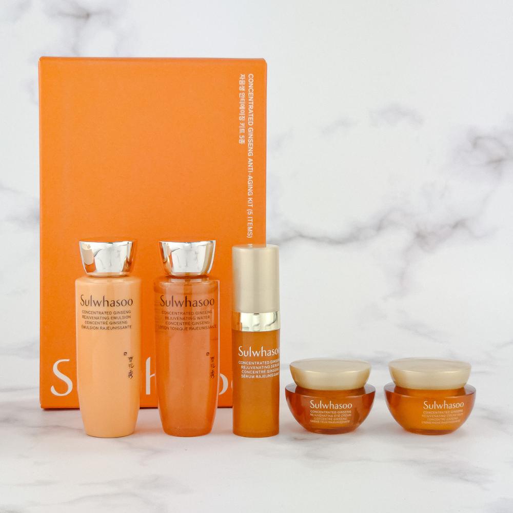 Sulwhasoo Концентрированный набор для борьбы со старением на основе женьшеня (5 штук)