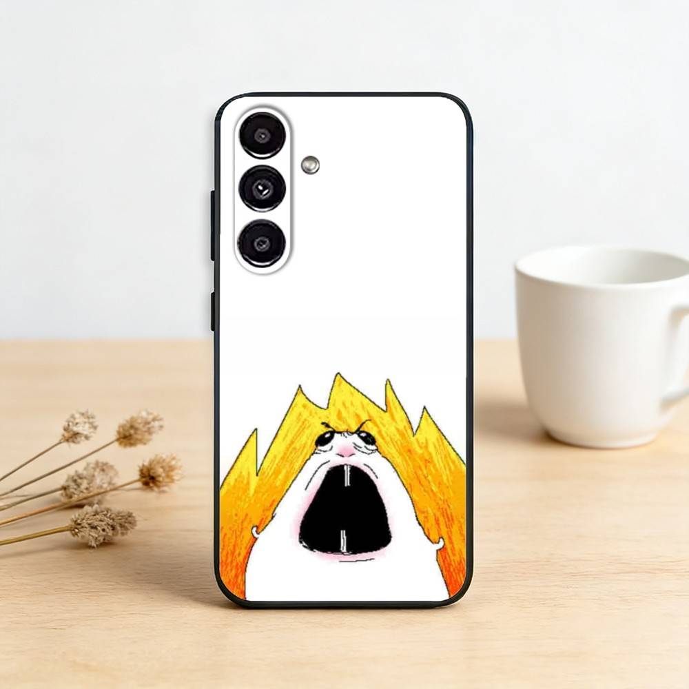 H-ХОМЯК C-ПЕЩЕРНЫЙ ЧЕЛОВЕК     Чехол для телефона Samsung Galaxy A13,21s,22,31,32,52,53,71,72,73,Мягкий черный чехол