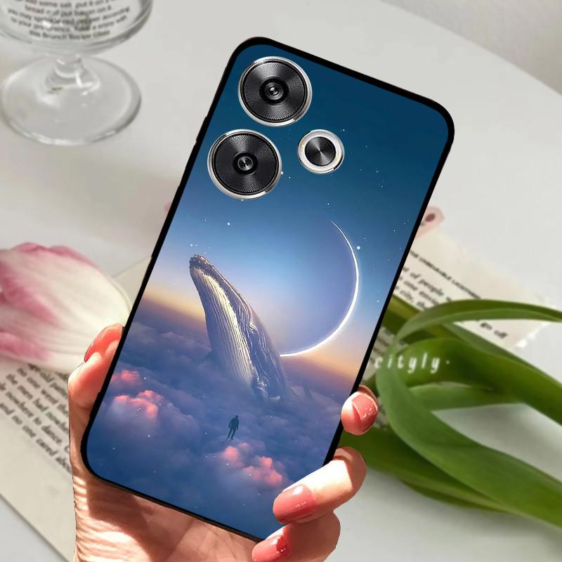 Чехол для POCO F6 Pro 5G Чехол POCOF6 Ударопрочный Мягкий ТПУ Силиконовый Чехол для Телефона Для Xiaomi POCO F6 Pro Capa F 6 Мультяшный Матовый Бампер