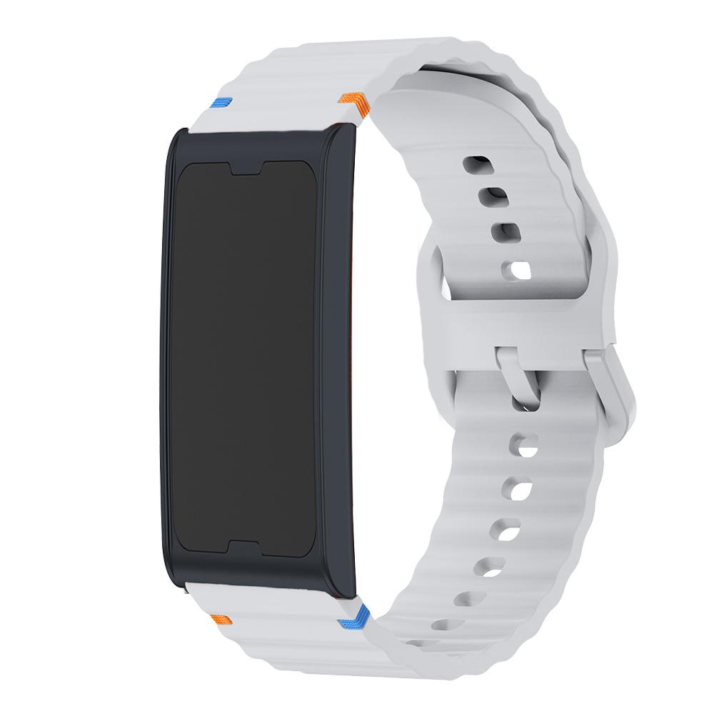 22 мм дышащий ремешок, совместимый с Amazfit Helio, силиконовый, с волной и строчкой, сменный браслет, подходит для Amazfit Balance 2