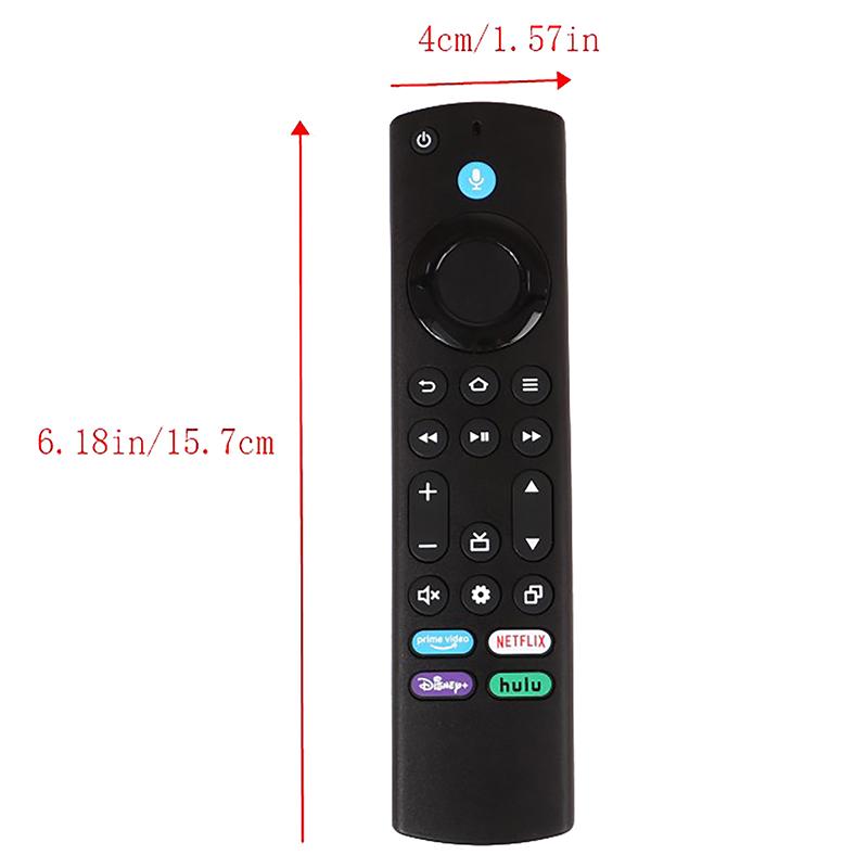 L5B83G Voice Fire Remote Совместимость с Insignia Toshiba и Pioneer Smart Tv с 4 ярлыками Prime Video Netflix Disney+ Hulu