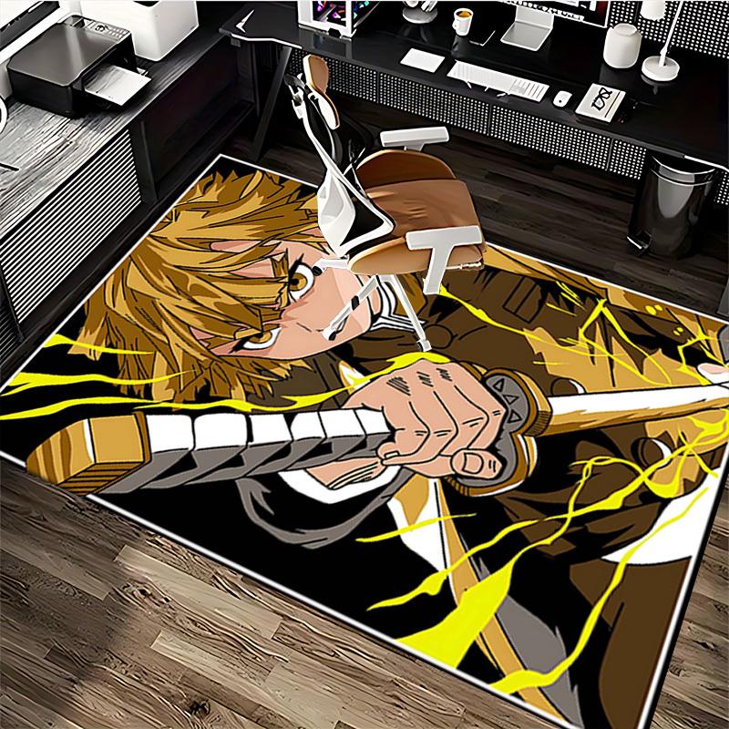 1pc Golden Retriever Anime Cartoon Design Office Chair Mat Non-Slip Carpet for Home Decor, Suitable for All Seasons, Perfect Gift for Anime Lovers.Q07