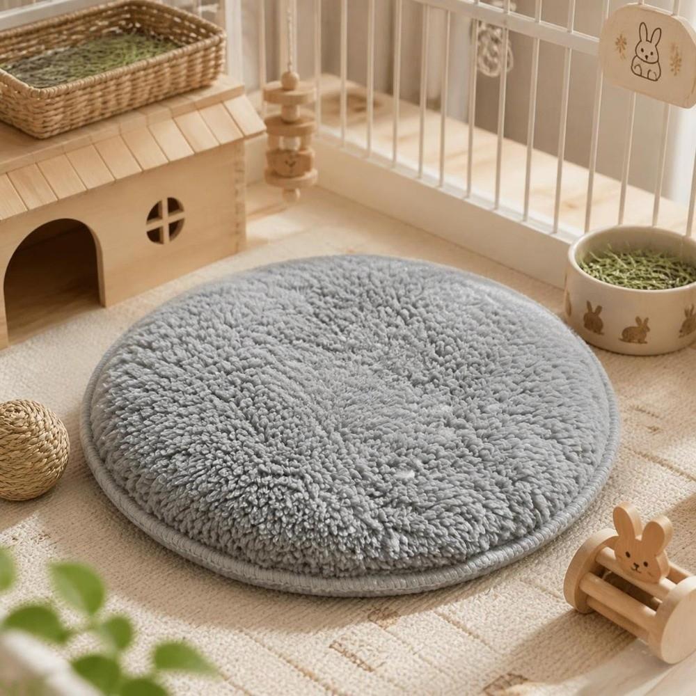Warm Hedgehog Winter Mat Round Small Pet Litter Mat Washable Hamster Sleeping Bed All Seasons
