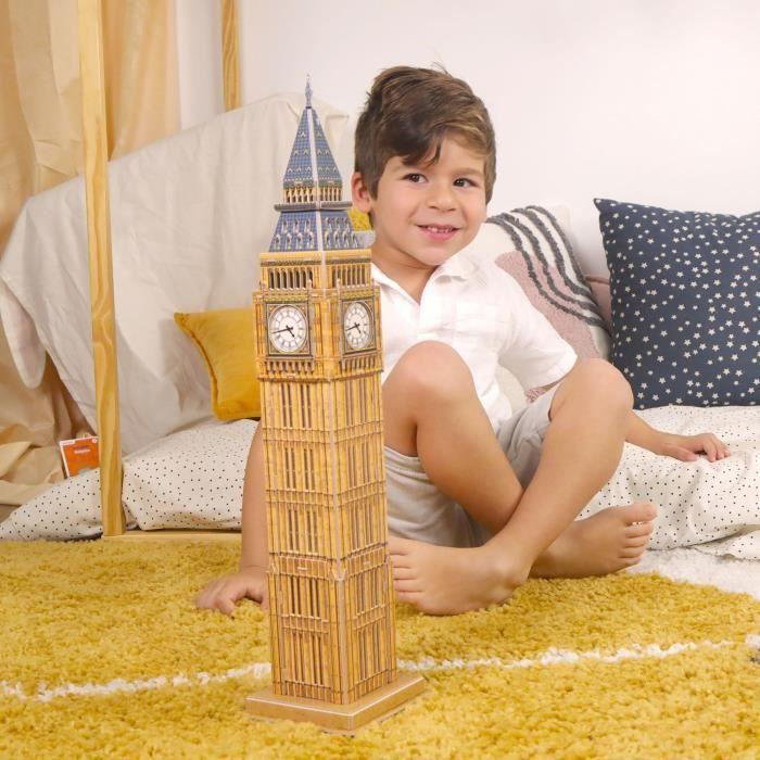 Puzzle 3D - EXPLORA - Big Ben - 44 pièces - Dès 5 ans - Facile à assembler