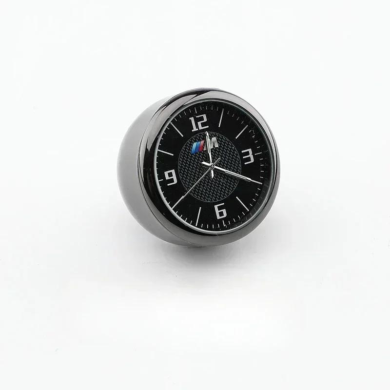 BAAY1 Car Sticker For BMW Car Interior parts mini Clock Watch Auto Electronic Quartz Watch For BMW M E46 E90 E60 F30 F10 E39 E36 F20