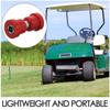 6Pcs Golf Cart Leaf Spring Bushing Kit Red Heavy Duty Suspension Bushings Sleeve Compatible Club Car Front Rear Shock Absorber