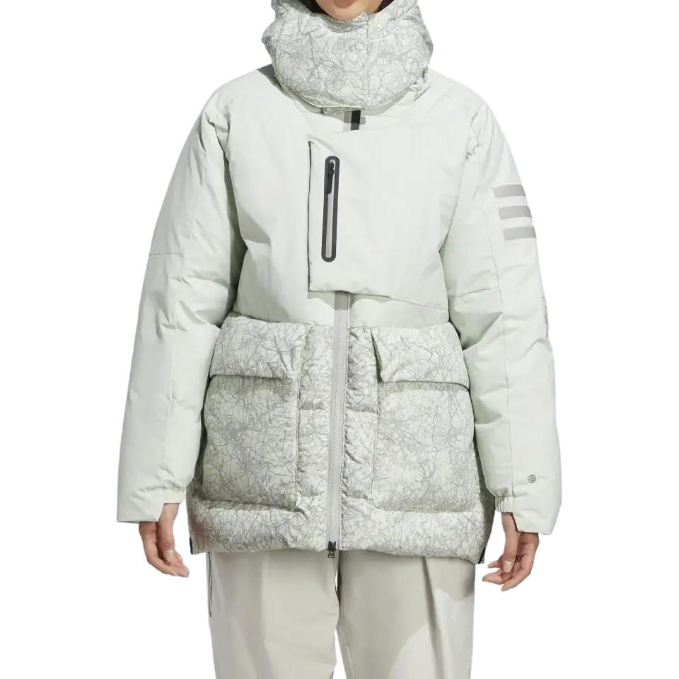 adidas Женская пуховая куртка X And Wander Xploric, цвет льняной зеленый, HN6943