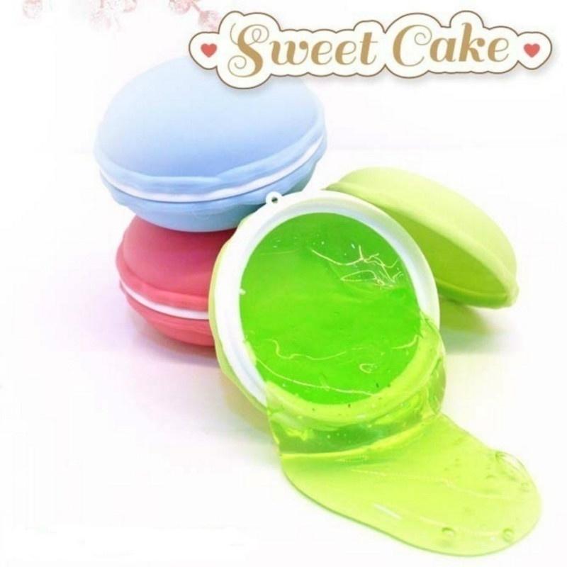 New Fashion Slime Macaron Kit Jelly Toy Crystal Mud Clay Soft Squeeze Pudding Toy for Kids Education