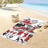 ManUtd Print Beach Towel, Large Soft Quick Dry Towel for Beach Camping Swimming