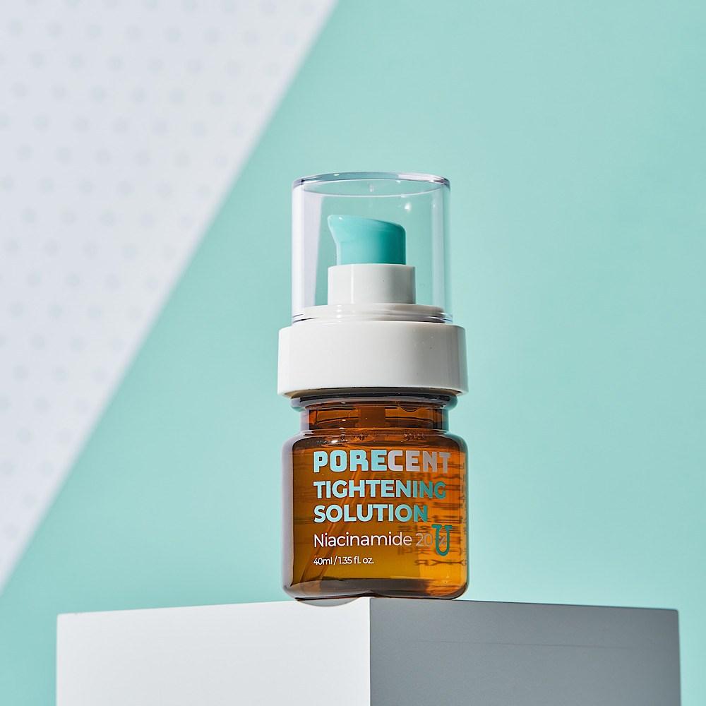PoreCent Pore Reduction Охлаждающая сыворотка с высокой концентрацией ниацинамида, 20% витамина B3, сжимающая ампула, подтягивающий раствор, 40 мл, 1 шт.