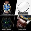 New Leather Business Watch Men Warterproof Sports Mens Watch Top Brand Luxury Clock Male Quartz Wristwatch