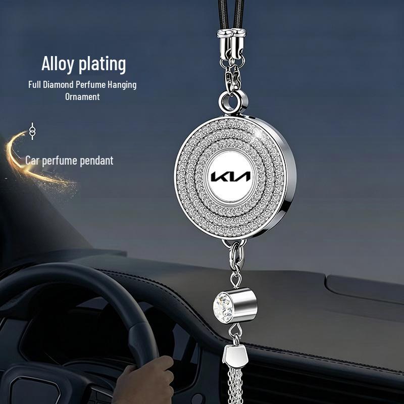 Rhinestone Pendant Car Interior Aromatherapy Perfume Hanger