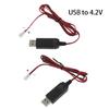 Зарядный кабель PH2.0 2-контактный для перезаряжаемой батареи 3,7 В, USB-шнур 1 м