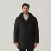 Ferraromilano Detachable Hood Down Topper Black (Am0Etp40139)