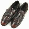 Rare Vintage Coburne Square Long Wingtip Shoes Burgundy Size 8.5D (26.0-26.5) Men's(USED)
