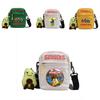 Roblox Cute Canvas Messenger Bag Withletter Game Character Print For Daily Commute And Leisure